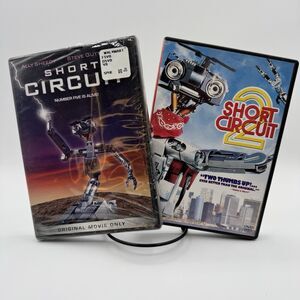 Short Circuit 1 & 2 DVD Lot Johnny 5 Sealed Preowned Comedy Sci-Fi
